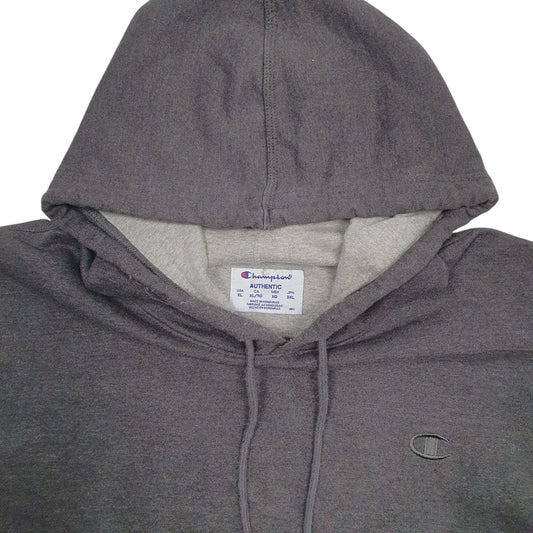 Mens Grey Champion Hoodie Jumper
