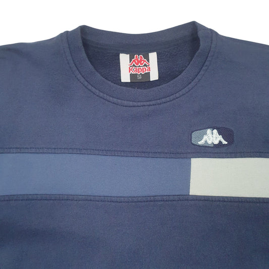 Mens Blue Kappa Crewneck Jumper