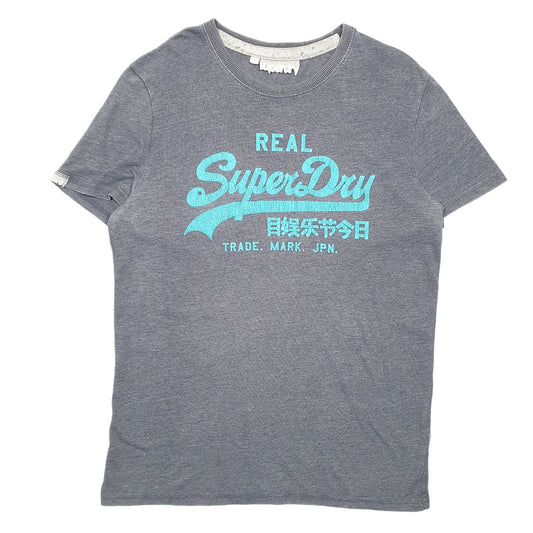 Womens Grey Superdry Japan Short Sleeve T Shirt