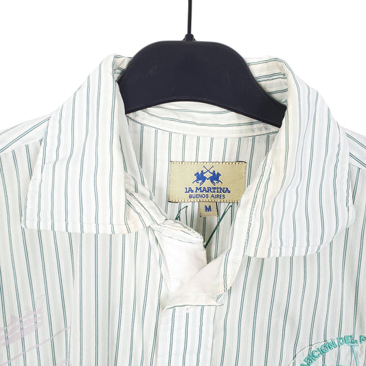 Mens Green La Martina Buenos Aires Long Sleeve Shirt