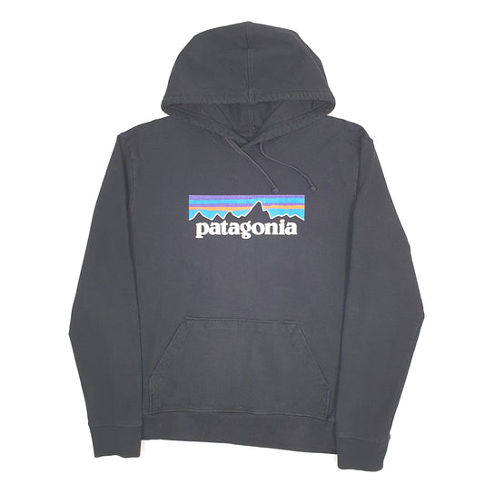 Mens Black Patagonia Hoodie Jumper