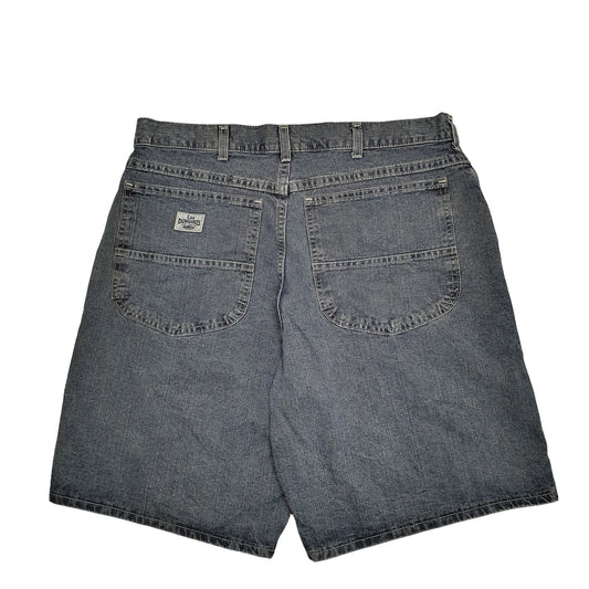 Mens Blue Lee Dungarees Denim Shorts