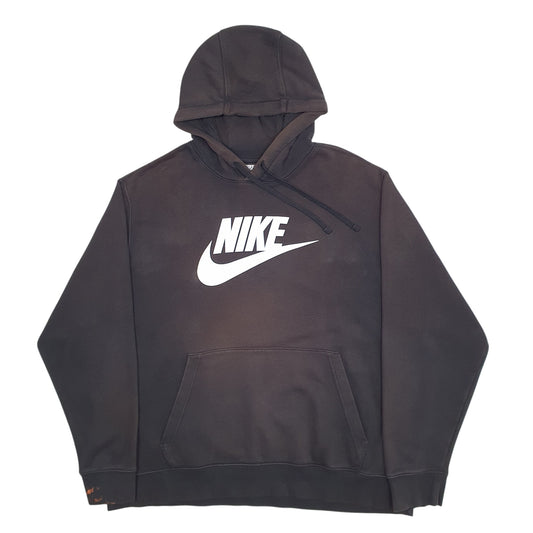 Mens Black Nike Spellout Hoodie Jumper