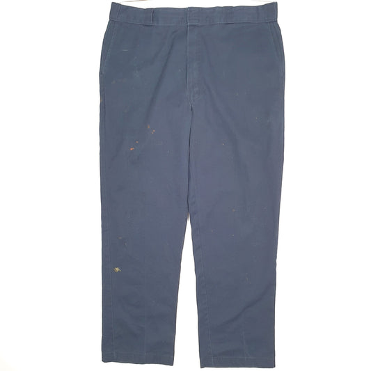 Mens Navy Dickies Chino Trousers