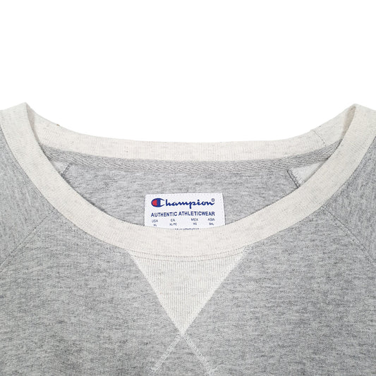 Womens Grey Champion Crewneck Jumper