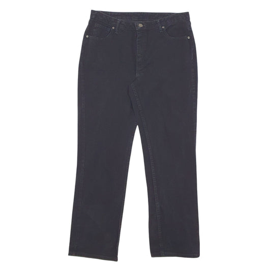 Womens Black Lee Riders Relaxed Fit JeansW36 L32