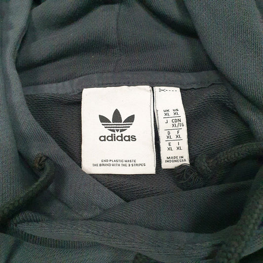 Mens Black Adidas Hoodie Jumper