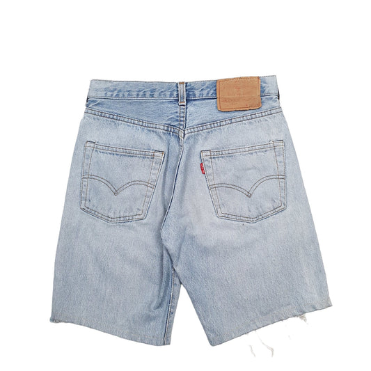Womens Blue Levis 501 Denim Jorts Denim Shorts