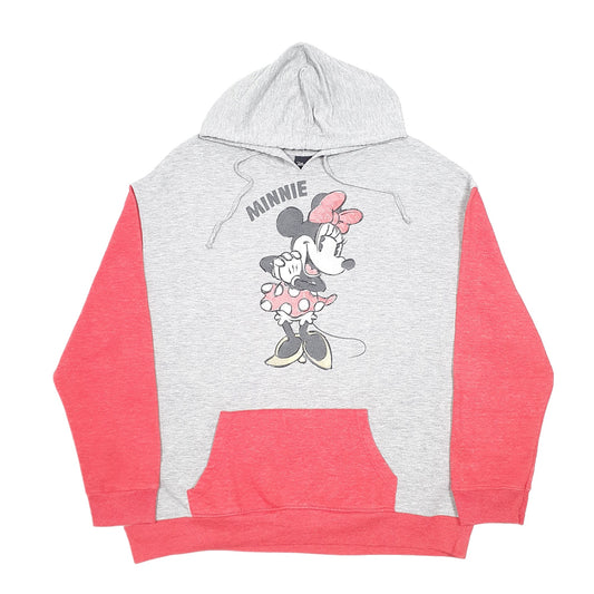 Womens Grey Disney Minnie Mouse Hoodie Jumper
