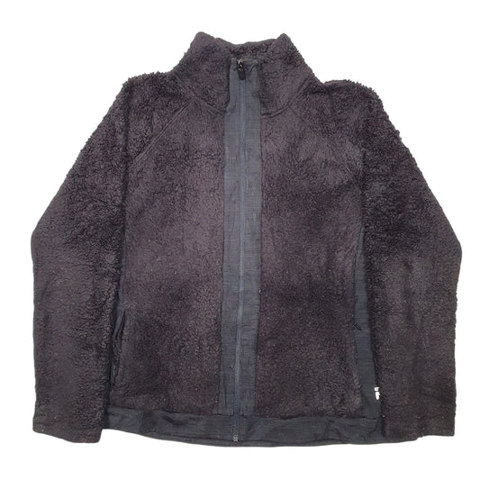 Womens Black Fila Full Zip Jumper