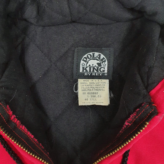 Mens Red Polar King Made in USA Coat