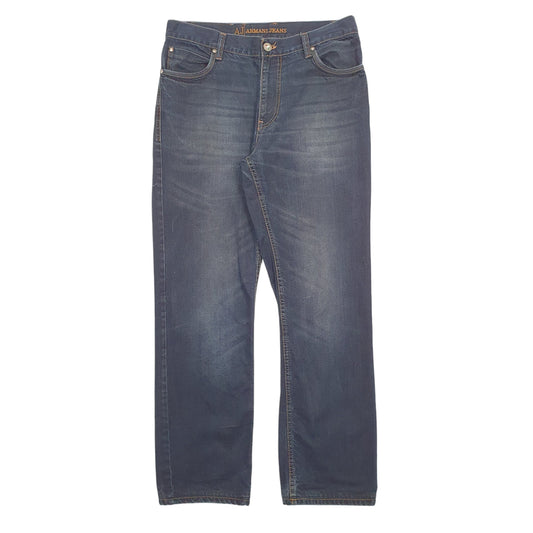 Mens Navy Armani Casual JeansW32 L30