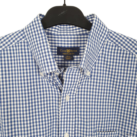 Mens Blue Club Room Long Sleeve Shirt