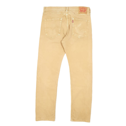 Mens Tan Levis 505 JeansW32 L32