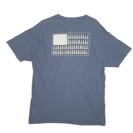 Mens Navy Columbia Sportswear Short Sleeve T Shirt