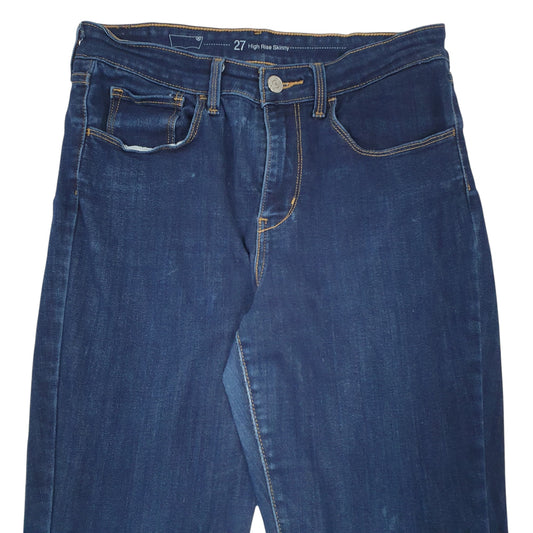 Womens Blue Levis High Rise JeansW27 L32