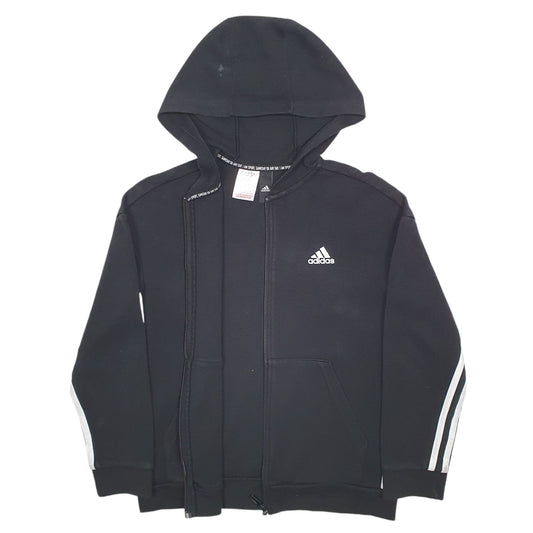 Womens Black Adidas Hoodie Jumper