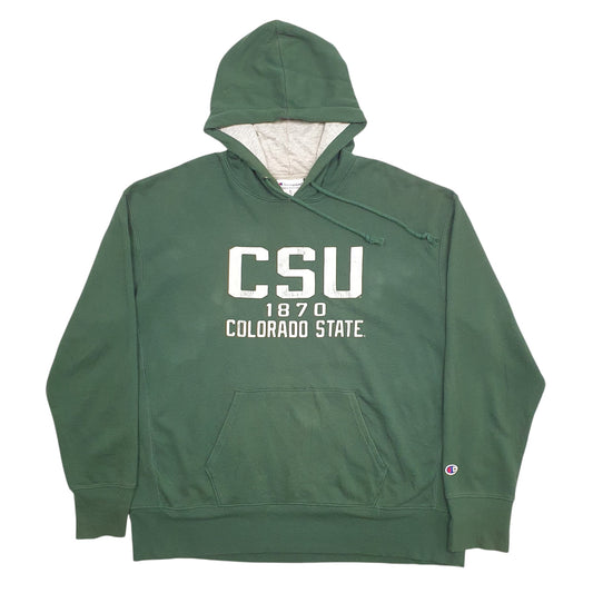 Mens Green Champion Colorado Hoodie Jumper