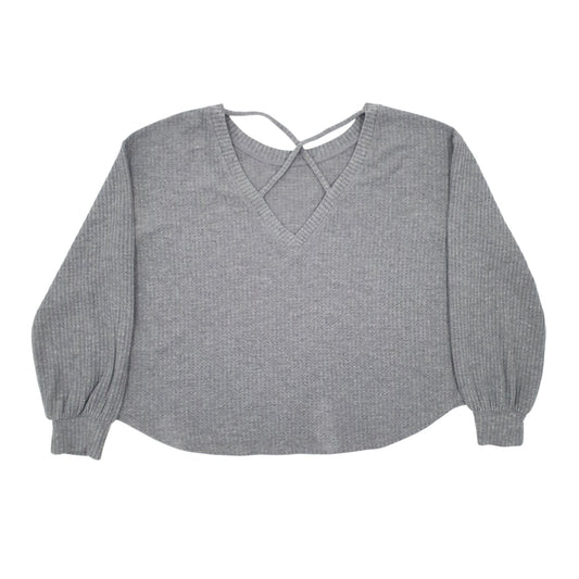 Womens Grey Hollister Crewneck Jumper