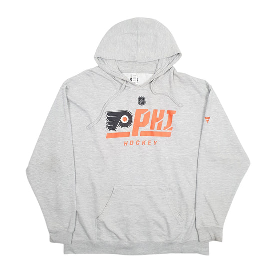 Mens Grey NHL Philadelphia Flyers Hoodie Jumper