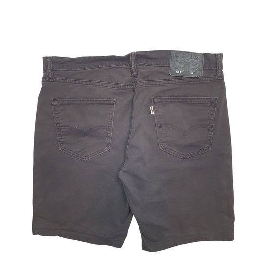 Mens Black Levis Denim Shorts