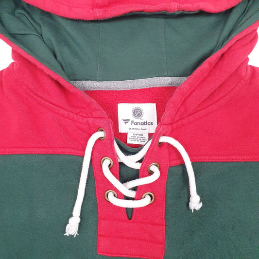 Mens Green Fanatic NHL Minnesota Wild Hoodie Jumper
