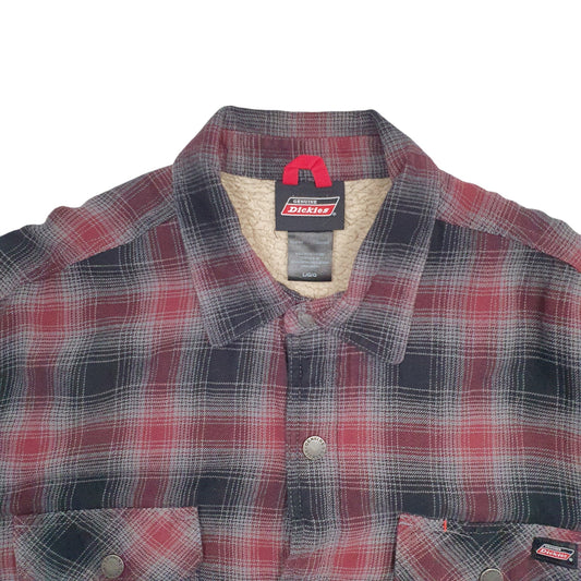 Mens Grey Dickies Long Sleeve Shirt