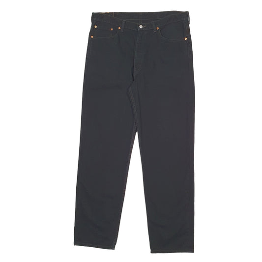 Mens Black Levis 505 JeansW38 L34