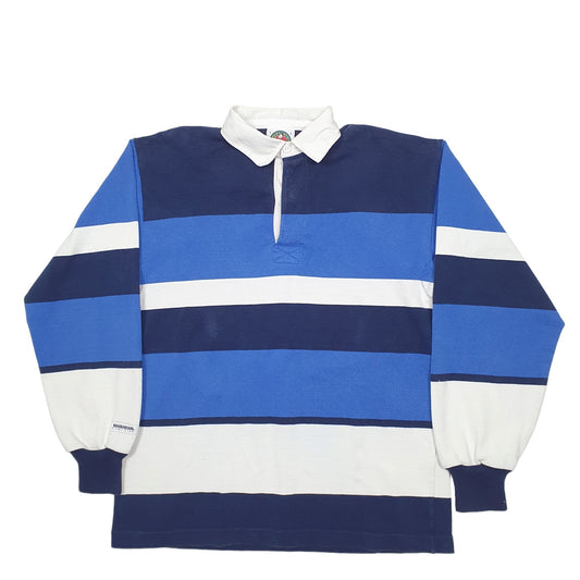 Mens Grey Barbarian Long Sleeve Polo Shirt