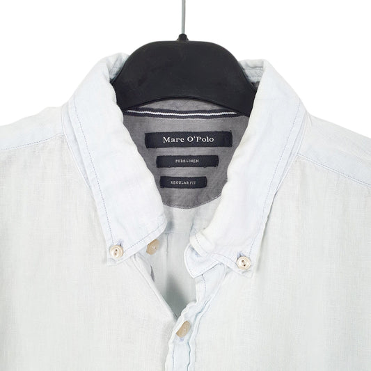 Mens Blue Marc O Polo Short Sleeve Shirt