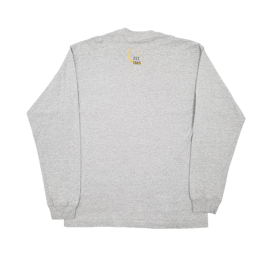 Mens Grey Carhartt Long Sleeve T Shirt