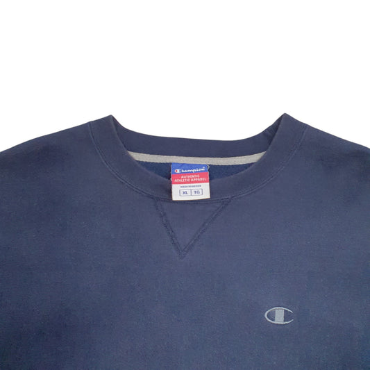 Mens Navy Champion Crewneck Jumper