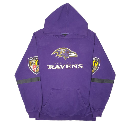 Mens Purple NFL Baltimore Ravens American Football Hoodie Jumper