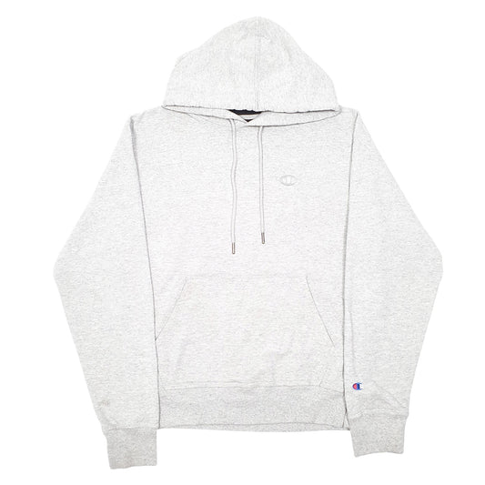 Mens Grey Champion Hoodie Jumper