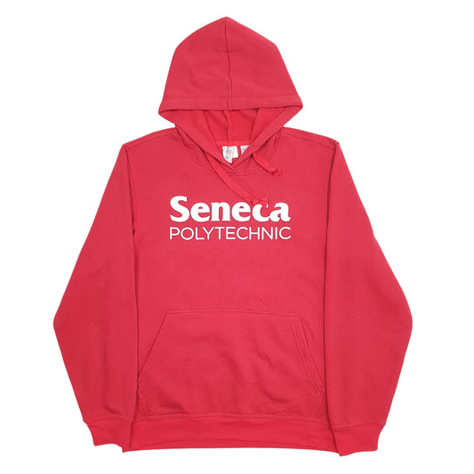 Mens Red Clique Seneca Polytechnic Hoodie Jumper