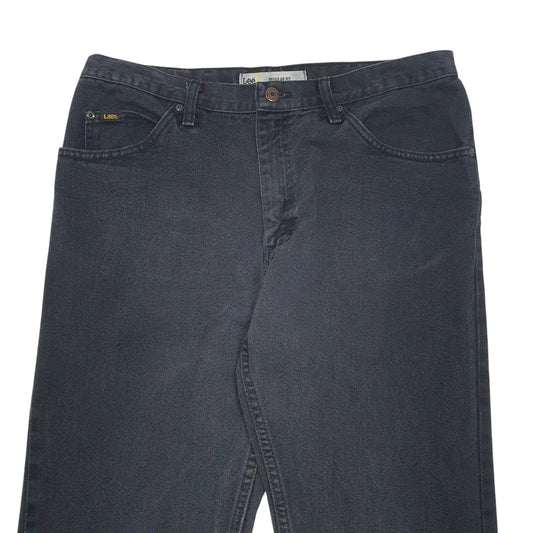 Mens Black Lee Casual JeansW36 L29