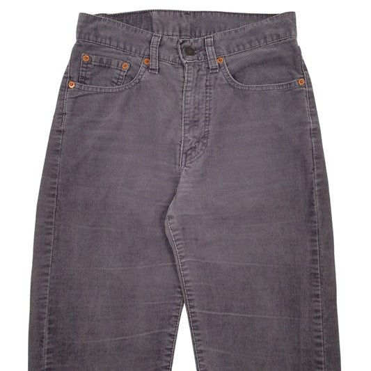 Womens Grey Levis Corduroy Trousers