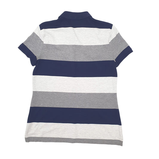 Womens Grey Tommy Hilfiger Short Sleeve Polo Shirt