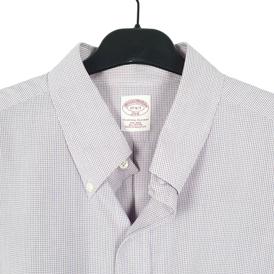 Mens Lilac Brooks Brothers Long Sleeve Shirt