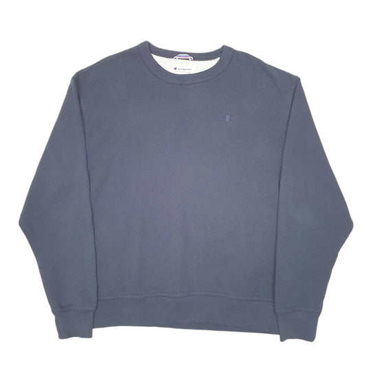 Mens Navy Champion Crewneck Jumper