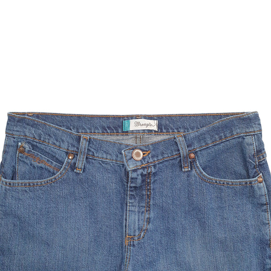Womens Blue Wrangler Cowgirl Cut Casual JeansW32 L32