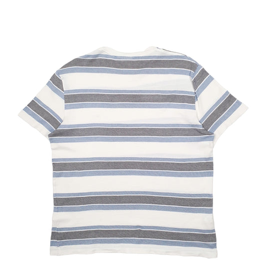 Mens White Lacoste Short Sleeve T Shirt