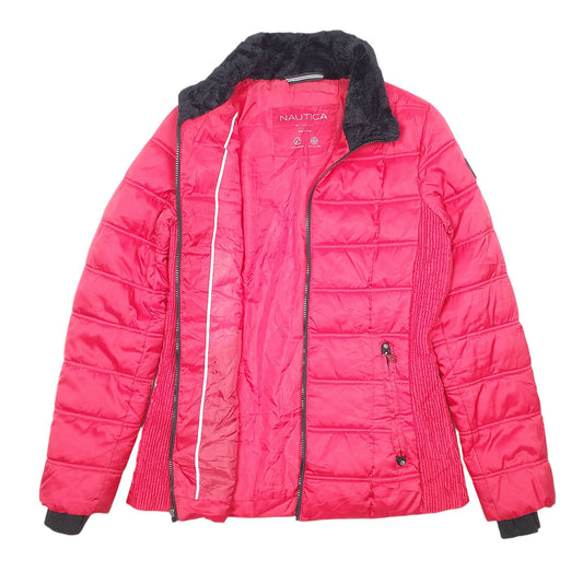 Womens Red Nautica Coat