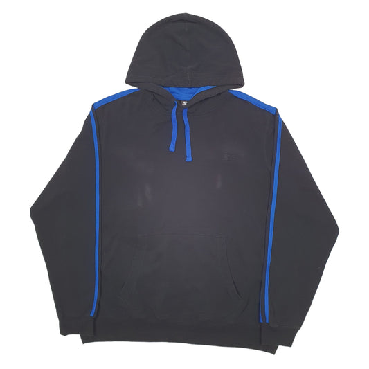 Mens Black Starter Hoodie Jumper