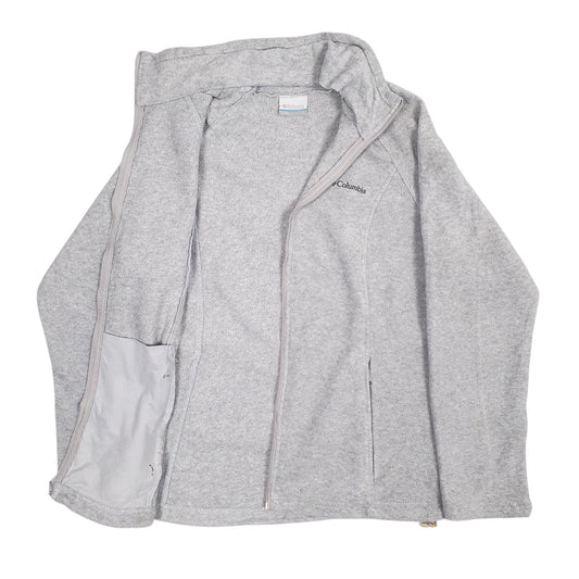 Womens Grey Columbia Sportswear Company Full Zip Jumper