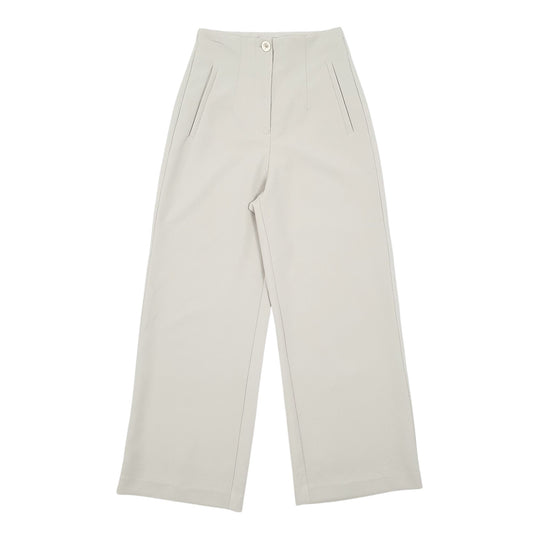 Womens Beige Zara Formal Trousers
