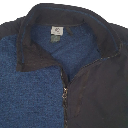 Mens Blue Champion Full Zip Jumper