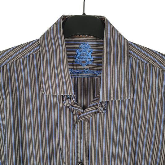 Mens Grey English Laundry Long Sleeve Shirt