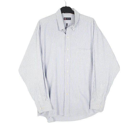 Mens White Chaps Oxford Long Sleeve Shirt