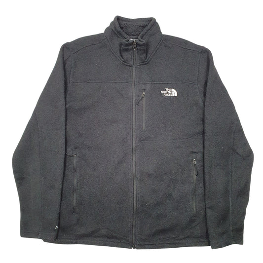 Mens Black The North Face H2oil Full Zip Jumper